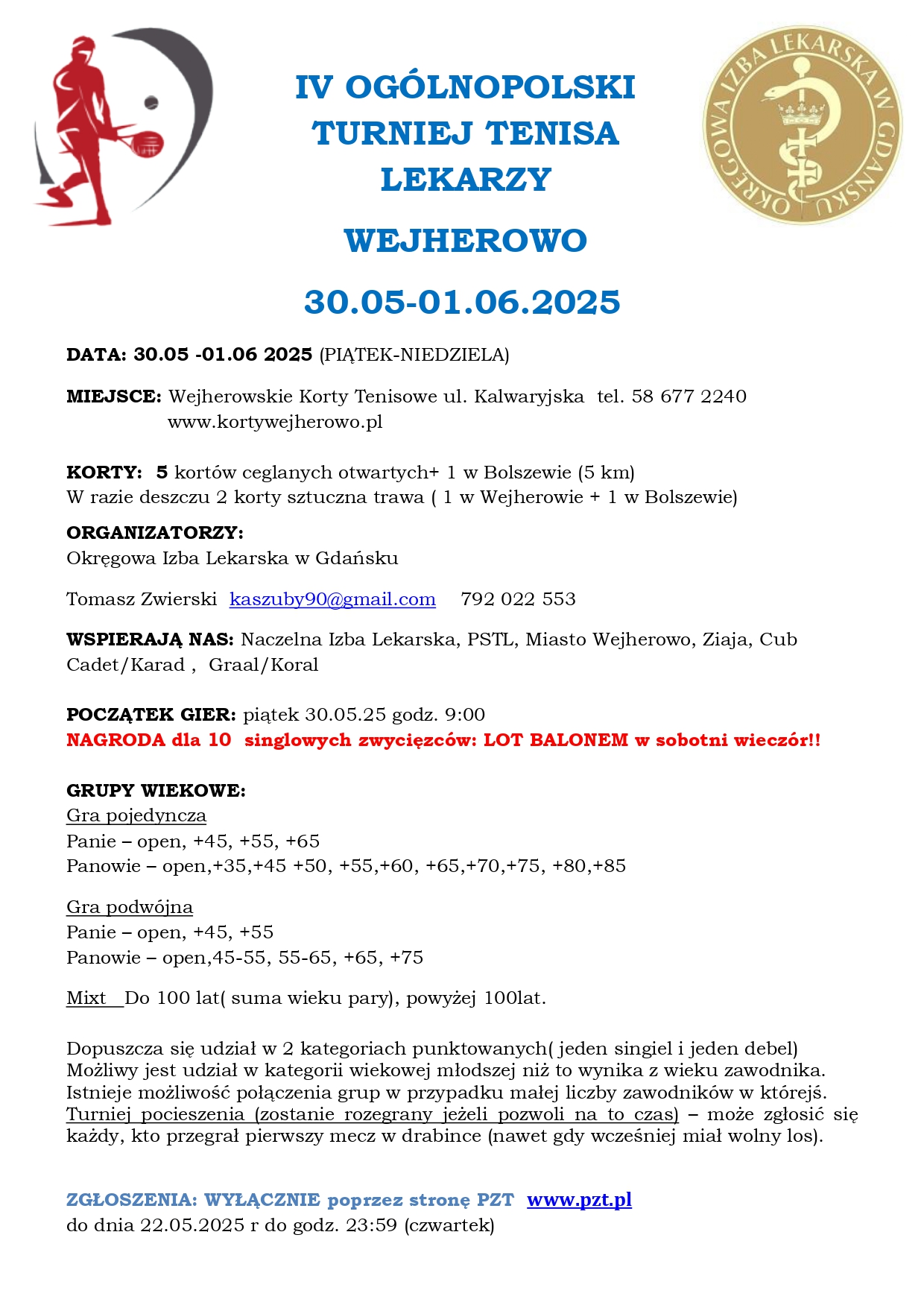 IV Turniej Tenisa Lekarzy Wejherowo 2025_1